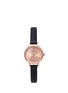 Main View - Click To Enlarge - OLIVIA BURTON  - 'Mini Dial' leather strap watch