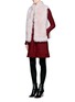 Figure View - Click To Enlarge - INNIU - Cashmere shearling fur gilet