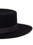 Detail View - Click To Enlarge - JANESSA LEONÉ - 'Gabrielle' leather band wool felt bolero hat