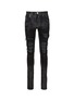 Main View - Click To Enlarge - AMIRI - Shimmer finish slim fit biker jeans