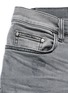  - AMIRI - Pleat leather repair slim fit jeans