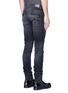 Back View - Click To Enlarge - AMIRI - 'Stack' heavy wash distressed jeans