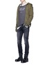 Figure View - Click To Enlarge - AMIRI - 'Stack' heavy wash distressed jeans