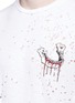 Detail View - Click To Enlarge - AMIRI - 'Shotgun' blood mandible print T-shirt