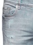 Detail View - Click To Enlarge - AMIRI - 'Shotgun' slim fit foil finish jeans