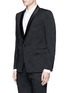 Front View - Click To Enlarge - DRIES VAN NOTEN - 'Brosh' jacquard tuxedo blazer