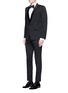 Figure View - Click To Enlarge - DRIES VAN NOTEN - 'Brosh' jacquard tuxedo blazer