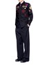 Figure View - Click To Enlarge - DRIES VAN NOTEN - 'Chale' military badge shirt