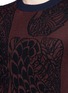 Detail View - Click To Enlarge - DRIES VAN NOTEN - 'Mikolay' peacock jacquard sweater