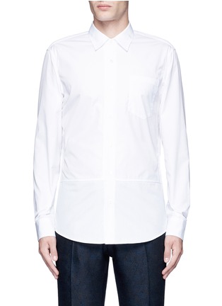 Main View - Click To Enlarge - DRIES VAN NOTEN - 'Coen' placket trim cotton shirt