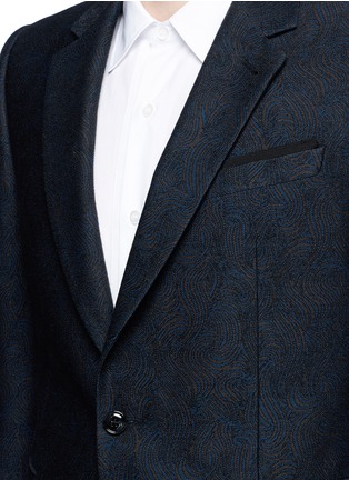 Detail View - Click To Enlarge - DRIES VAN NOTEN - 'Kenneth' slim fit jacquard suit