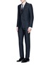 Figure View - Click To Enlarge - DRIES VAN NOTEN - 'Kenneth' slim fit jacquard suit