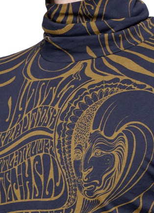 Detail View - Click To Enlarge - DRIES VAN NOTEN - 'Hadrian' psychedelic print roll neck top