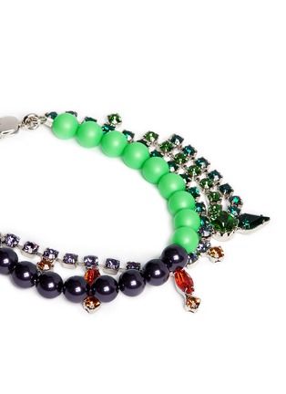 Detail View - Click To Enlarge - JOOMI LIM - Crystal bead double strand bracelet