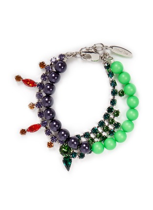 Main View - Click To Enlarge - JOOMI LIM - Crystal bead double strand bracelet