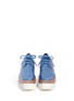 Front View - Click To Enlarge - STELLA MCCARTNEY - 'Elyse' eco patent leather wood platform derbies