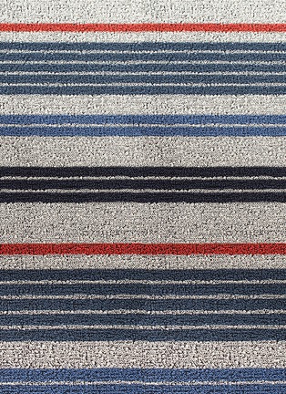 Detail View - Click To Enlarge - CHILEWICH - Shag mixed stripe door mat