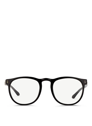 Main View - Click To Enlarge - LINDA FARROW - Round acetate optical glasses