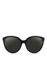 Main View - Click To Enlarge - LINDA FARROW - Oversize cat eye acetate sunglasses