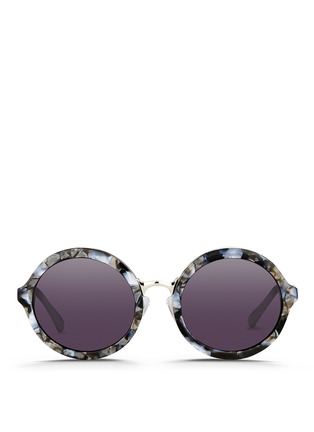 Main View - Click To Enlarge Main View - Click To Enlarge - 3.1 Phillip Lim - Layered shell effect acetate round sunglasses