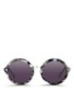Main View - Click To Enlarge - 3.1 PHILLIP LIM - Layered shell effect acetate round sunglasses