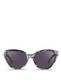 Main View - Click To Enlarge - 3.1 PHILLIP LIM - Shell effect acetate cat eye sunglasses