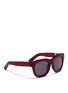 Figure View - Click To Enlarge - 3.1 PHILLIP LIM - Acetate rounded square sunglasses
