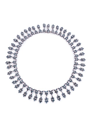 Main View - Click To Enlarge - LC COLLECTION JEWELLERY - Diamond 18k gold floral necklace