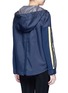 Back View - Click To Enlarge - NO KA’OI - 'U'I' stripe knit panel performance hooded jacket