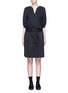 Main View - Click To Enlarge - 3.1 PHILLIP LIM - French terry twill combo belted utility dress