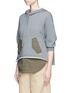 Front View - Click To Enlarge - 3.1 PHILLIP LIM - Twill panel French terry utility sweatshirt