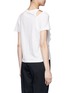 Back View - Click To Enlarge - 3.1 PHILLIP LIM - Ruffle overlay cutout T-shirt