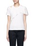 Main View - Click To Enlarge - 3.1 PHILLIP LIM - Ruffle overlay cutout T-shirt