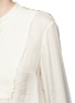Detail View - Click To Enlarge - 3.1 PHILLIP LIM - Fringed drape front top