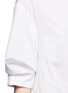 Detail View - Click To Enlarge - 3.1 PHILLIP LIM - Ruched sleeve cotton poplin shirt