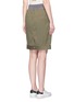 Back View - Click To Enlarge - 3.1 PHILLIP LIM - Twill belted utility skirt