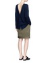 Figure View - Click To Enlarge - 3.1 PHILLIP LIM - Knotted back wool blend sweater