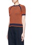 Front View - Click To Enlarge - 3.1 PHILLIP LIM - Polka dot bouclé ruffle knit top