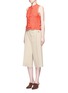 Figure View - Click To Enlarge - 3.1 PHILLIP LIM - Knot front sleeveless knit top