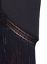 Detail View - Click To Enlarge - 72723 - Macramé fringe crepe skirt