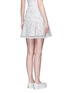 Back View - Click To Enlarge - 72723 - Floral lace flare skirt