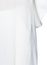 Detail View - Click To Enlarge - 72723 - Off-shoulder plissé pleat drape back tunic