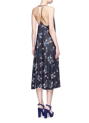Figure View - Click To Enlarge - 72723 - 'Posie' floral print strappy midi dress