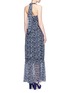 Back View - Click To Enlarge - 72723 - 'Posie' floral print halterneck tiered maxi dress