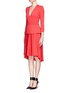 Figure View - Click To Enlarge - ALEXANDER MCQUEEN - Wool-cashmere peplum dress