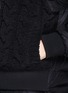 Detail View - Click To Enlarge - MONCLER - 'KAYA' CABLE KNIT FRONT DOWN JACKET