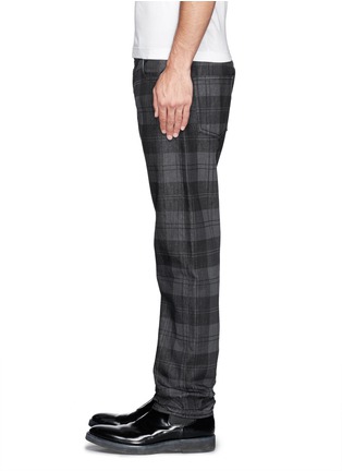 Detail View - Click To Enlarge - ALEXANDER MCQUEEN - Tartan check straight leg jeans