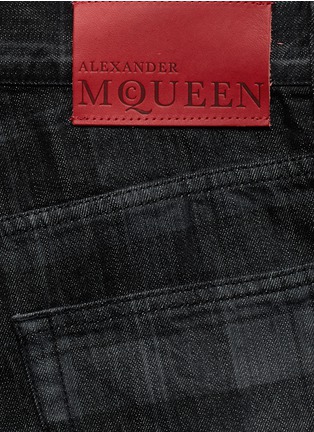  - ALEXANDER MCQUEEN - Tartan check straight leg jeans