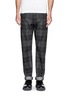Main View - Click To Enlarge - ALEXANDER MCQUEEN - Tartan check straight leg jeans