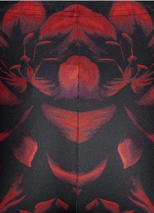 Detail View - Click To Enlarge - ALEXANDER MCQUEEN - Tulip print leggings